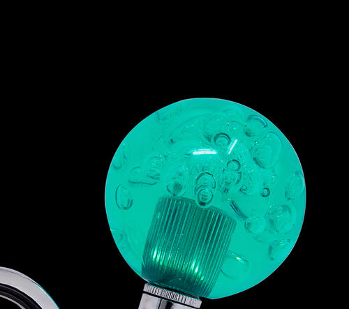 Teal Bubbles Gear Shift Knob – Universal Manual & Automatic Shifter 1/2"-13 Thread
