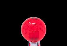 Red Bubbles Gear Shift Knob – Universal Manual & Automatic Shifter 1/2"-13 Thread