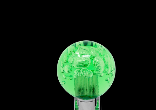 Green Bubbles Gear Shift Knob – Universal Manual & Automatic Shifter 1/2"-13 Thread