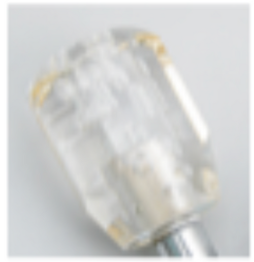 5.90" Clear Bubble Crystal Barrel Design Gear Shift Knob – Universal Manual & Automatic Shifter 1/2"-13 Thread