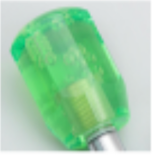 5.90" Green Bubble Crystal Barrel Design Gear Shift Knob – Universal Manual & Automatic Shifter 1/2"-13 Thread