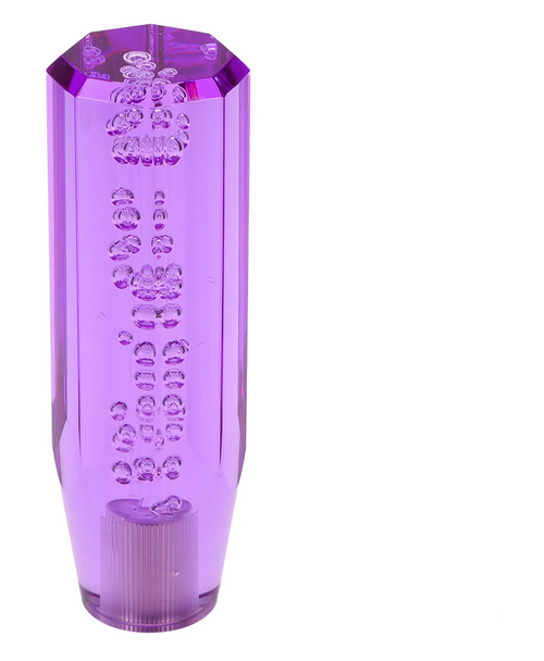 5.90" Purple Octagon Design Gear Shift Knob – Universal Manual & Automatic Shifter 1/2"-13 Thread