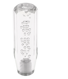 5.90" Clear Octagon Design Gear Shift Knob – Universal Manual & Automatic Shifter 1/2"-13 Thread