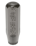 5.90" Black Octagon Design Gear Shift Knob – Universal Manual & Automatic Shifter 1/2"-13 Thread