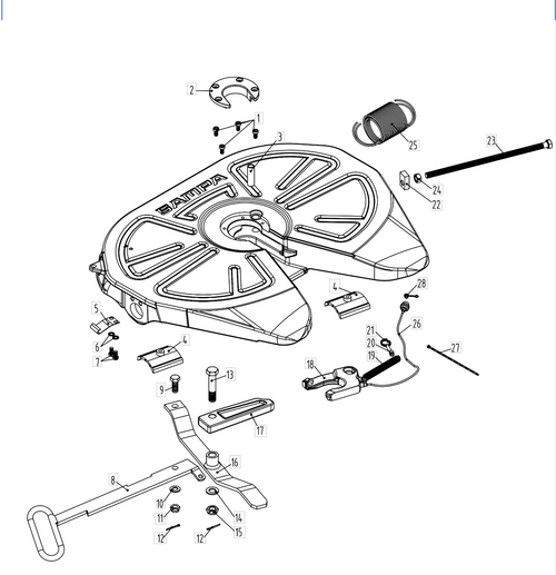 Fifth Wheel Top Plate Fits Jost