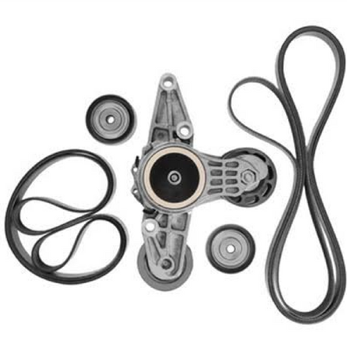 Dayco Heavy-Duty Serpentine Belt Kit Fits Freightliner, Western Star 2010-2019 114SD, 122SD, 4700SF, 4800SB, 4900FA, 4900SA, 5700XE, Cascadia, Coronado, M2 112 , Detroit Diesel DD13 Liter 12.8