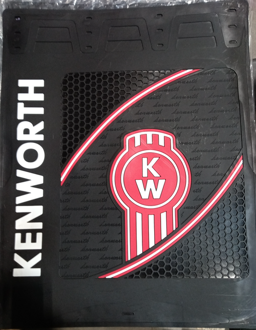 Mud Flap 24” X 30” Letter Kenworth, Logo Center  (Pair)