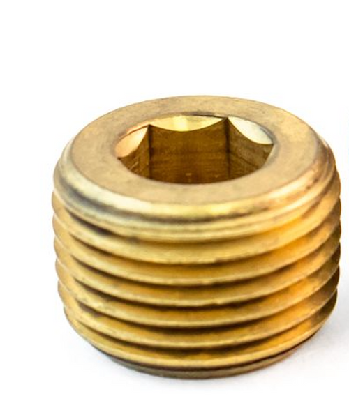 Tramec Hex Countersink Pipe Plug, 1/4", Single Pack