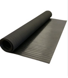 Rubber Mat Black Line, Full Length Rolls, Size 3.10'x 10'