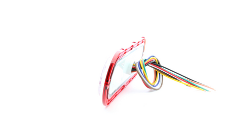 Fusion LED stop/turn/tail/back-up light with built-in Yellow and White Directional Warning Light, Red and Clear Lens, red/yellow/white LEDs, Surface Flange Mount,