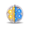 Trux 2.5" Round Amber Marker to Blue Auxiliary LED Light (7 Diodes)