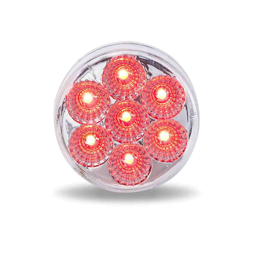 Trux 2.5″ Amber Marker To Red Auxiliary Round LED Light – 7 Diodes