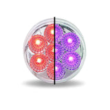 Trux 2″ Red Marker To Purple Auxiliary Round LED Light – 7 Diodes