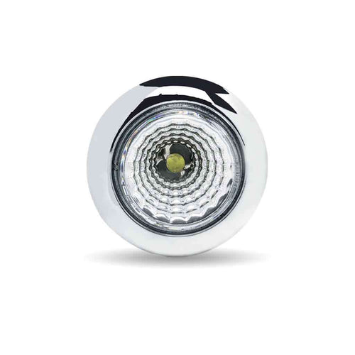 Trux 3/4″ Clear Amber Marker Round Reflector LED Light – 1 Diodes