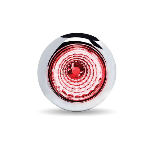 Trux 3/4″ Clear Red Marker Round LED Light – 1 Diodes