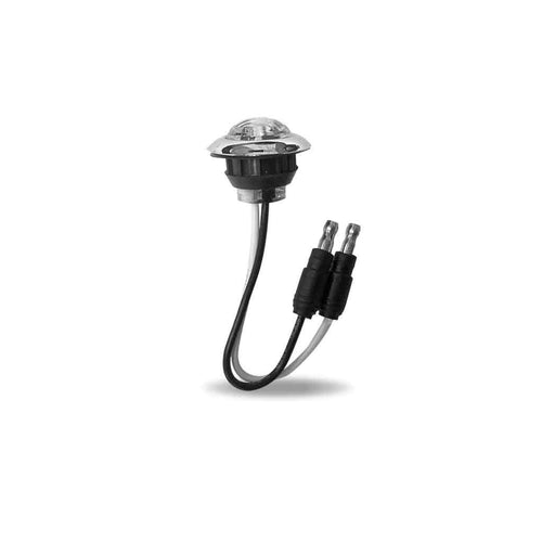 Trux 3/4″ Amber Clearance Marker Round LED Light – 3 Diodes