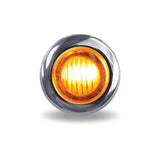 Trux Amber/Amber 3/4″ Amber Clearance Marker Round LED Light – 3 Diodes