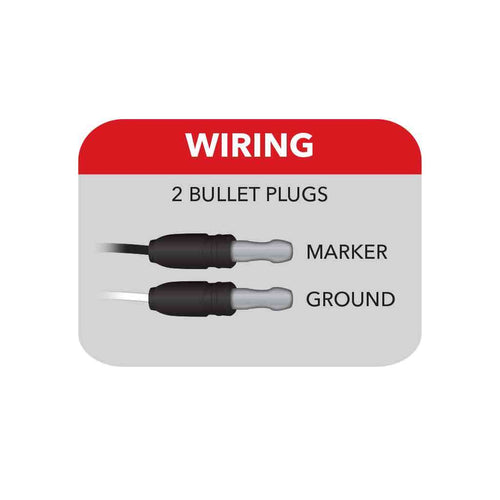 Trux 3/4″ Amber Clearance Marker Round LED Light – 3 Diodes