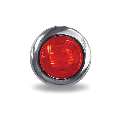 Trux 3/4″ Red Marker Round LED Light – 3 Diodes