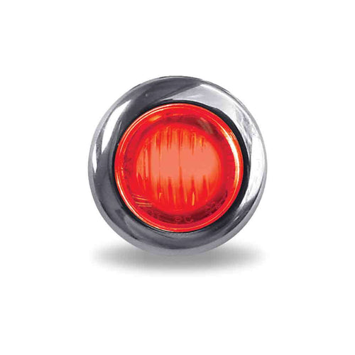 Trux 3/4″ Red Marker Round LED Light – 3 Diodes