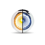3/4″ Amber Marker to Blue Auxiliary Round Reflector LED Light – 1 Diode