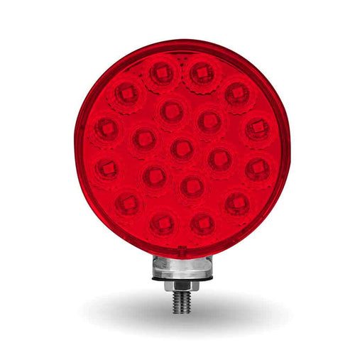 Trux Amber/Red Turn & Marker Double Face Round Reflector LED Light – 38 Diodes