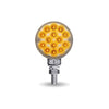 Trux Amber/Red Turn & Marker to Purple Auxiliary 3″ Mini Double Face Round Light with Reflector LEDs – 28 Diodes