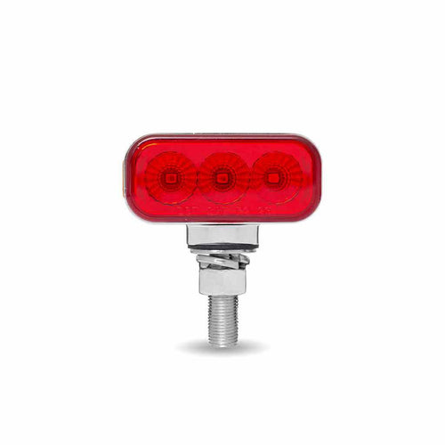 Amber/Red Clearance Marker 1.5″ x 3″ Mini Double Face Rectangular Light with Reflector LEDs – 10 Diodes