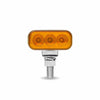 Amber/Red Clearance Marker 1.5″ x 3″ Mini Double Face Rectangular Light with Reflector LEDs – 10 Diodes