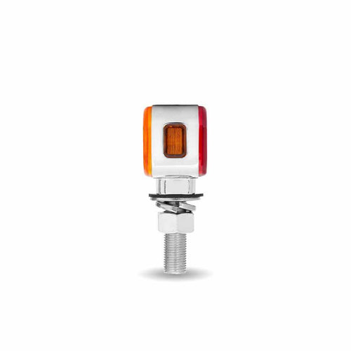 Amber/Red Clearance Marker 1.5″ x 3″ Mini Double Face Rectangular Light with Reflector LEDs – 10 Diodes