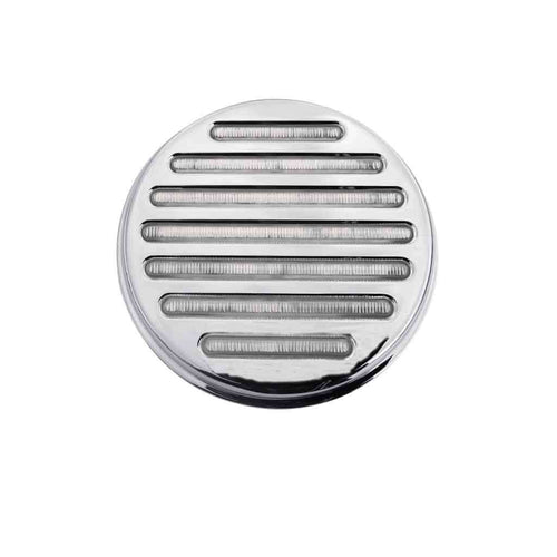 4″ Clear Red Stop, Turn & Tail Round Flatline LED Light – 49 Diodes