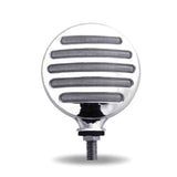 Clear Amber/Red Turn & Marker Double Face Round Flatline LED Light – 72 Diodes