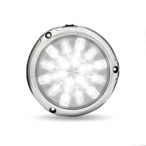 LED Interior Projector Dome 7-Color Cab Light for Peterbilt 379, 378, 377, 375 & 357 Models Chrome