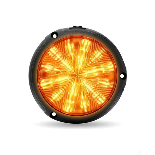 LED Interior Projector Dome 7-Color Cab Light for Peterbilt 379, 378, 377, 375 & 357 Models Black