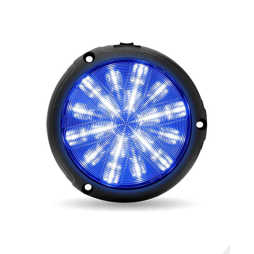 LED Interior Projector Dome 7-Color Cab Light for Peterbilt 379, 378, 377, 375 & 357 Models Black
