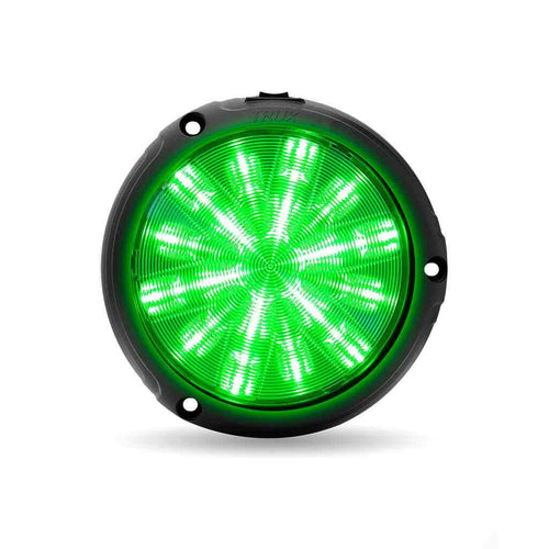 LED Interior Projector Dome 7-Color Cab Light for Peterbilt 379, 378, 377, 375 & 357 Models Black