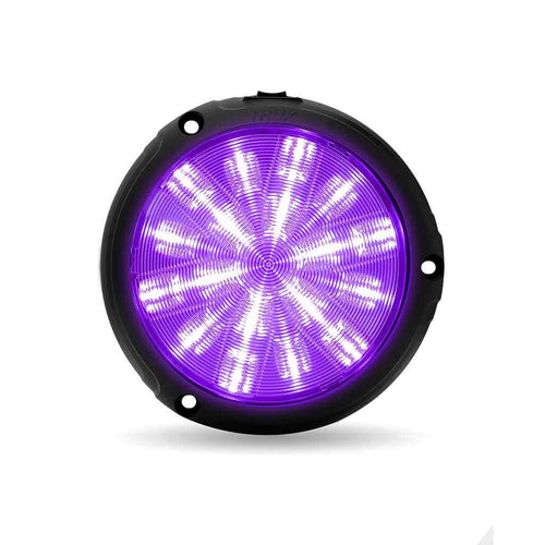 LED Interior Projector Dome 7-Color Cab Light for Peterbilt 379, 378, 377, 375 & 357 Models Black