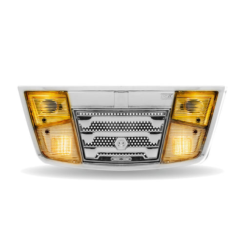 Trux LED Interior Projector Dome & Map 7-Color Cab Light for Freightliner 2018-2026 Chrome