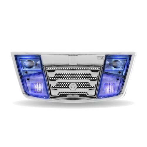 Trux LED Interior Projector Dome & Map 7-Color Cab Light for Freightliner 2018-2026 Chrome