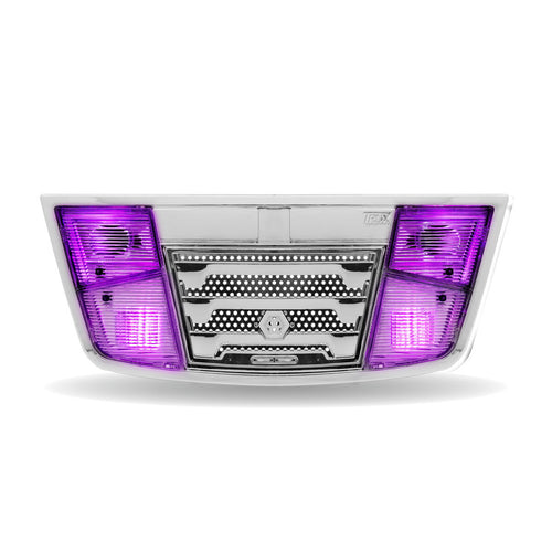 Trux LED Interior Projector Dome & Map 7-Color Cab Light for Freightliner 2018-2026 Chrome