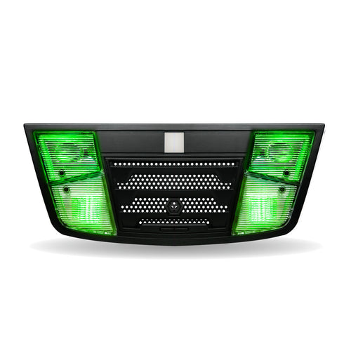 Trux LED Interior Projector Dome & Map 7-Color Cab Light for Freightliner 2018-2026  Black