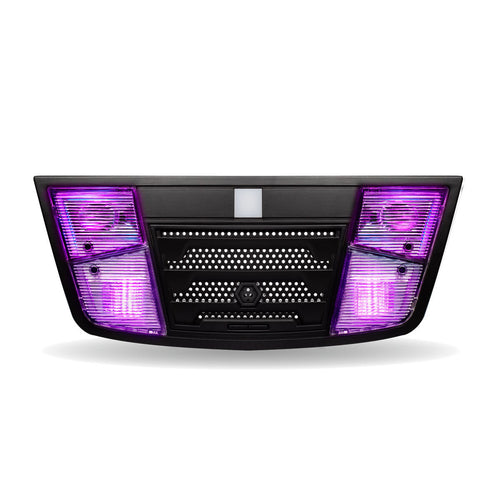 Trux LED Interior Projector Dome & Map 7-Color Cab Light for Freightliner 2018-2026  Black