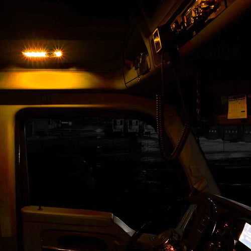 Trux LED Interior Projector Dome & Map Cab Light For Kenworth T680 & T880 Models 11 Diodes