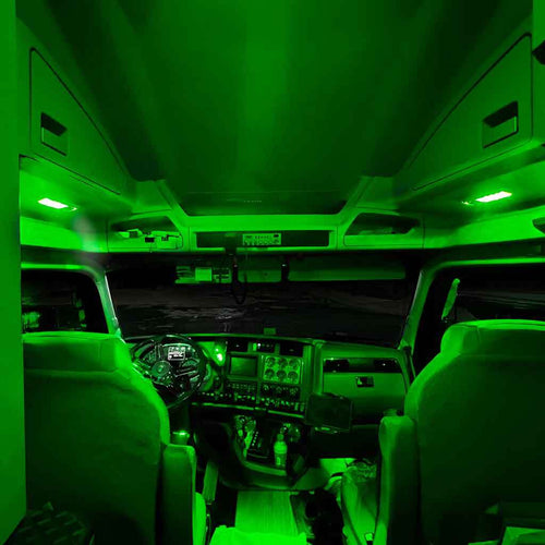 Trux LED Interior Projector Dome & Map Cab Light For Kenworth T680 & T880 Models 11 Diodes