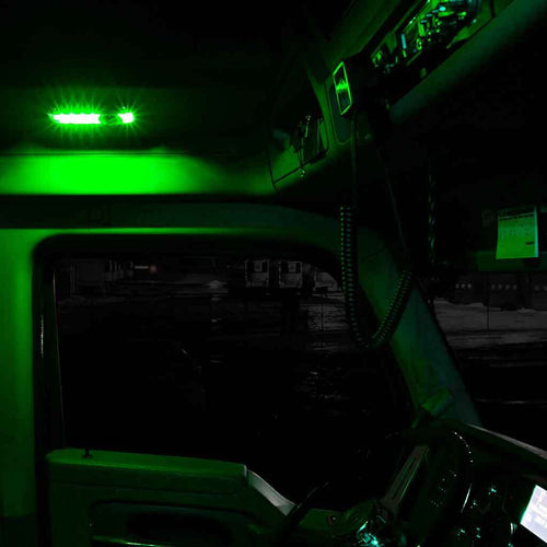 Trux LED Interior Projector Dome & Map Cab Light For Kenworth T680 & T880 Models 11 Diodes