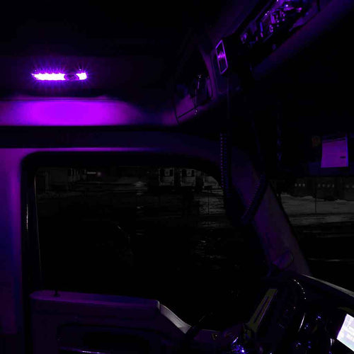 Trux LED Interior Projector Dome & Map Cab Light For Kenworth T680 & T880 Models 11 Diodes