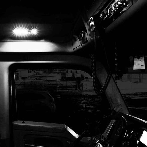 Trux LED Interior Projector Dome & Map Cab Light For Kenworth T680 & T880 Models 11 Diodes