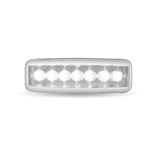 LED Interior Projector Dome 7-Color Cab & Sleeper Light for Kenworth T680, T880 Peterbilt 579, Chrome