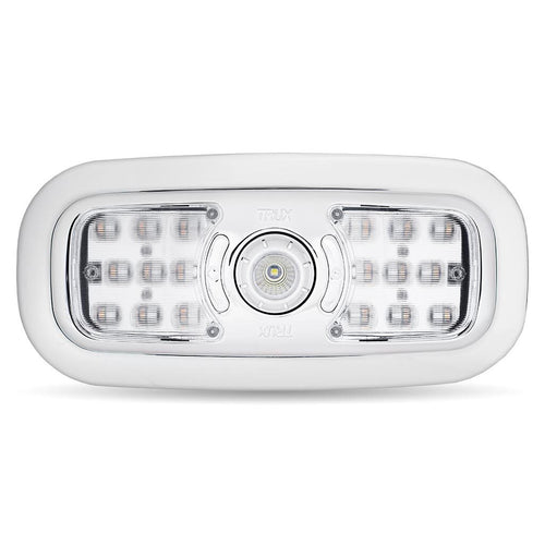 Trux LED Interior Projector Dome & Map 7-Color Cab Light for Peterbilt 300 Series Models (2005+) Chrome