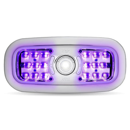 Trux LED Interior Projector Dome & Map 7-Color Cab Light for Peterbilt 300 Series Models (2005+) Chrome